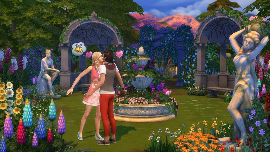 Screen Shot image 0 The Sims 4 - Romantic Garden Stuff DLC بي سي EA App كود رقمي
