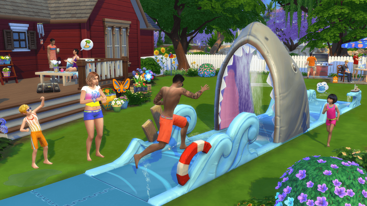 Screen Shot image 4 The Sims 4 - Island Living + Outdoor Retreat + Backyard Stuff DLC حزمة بي سي EA App كود رقمي