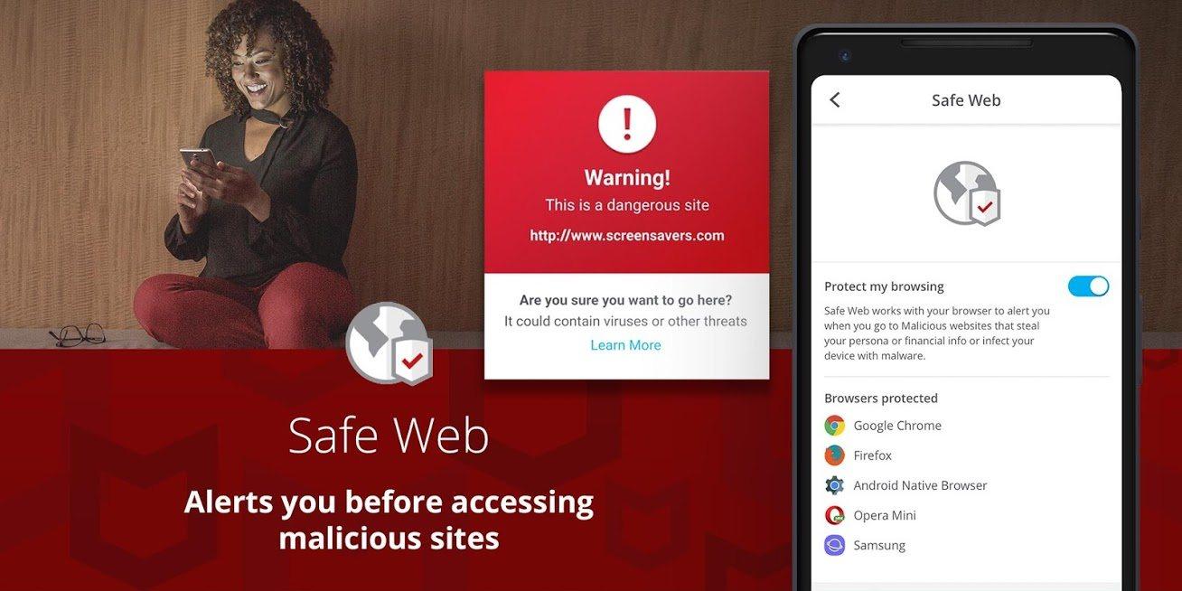 Screen Shot image 1 McAfee Mobile Security بريميوم For Android (1 سنه / 1 جهاز)