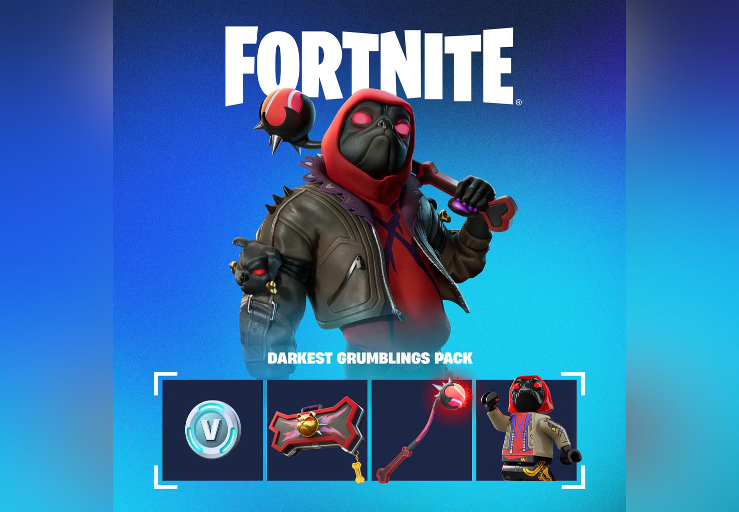 Fortnite - Darkest Grumblings Pack DLC ZA اكسبوكس 1 / إكس بوكس سيريس X|S كود رقمي