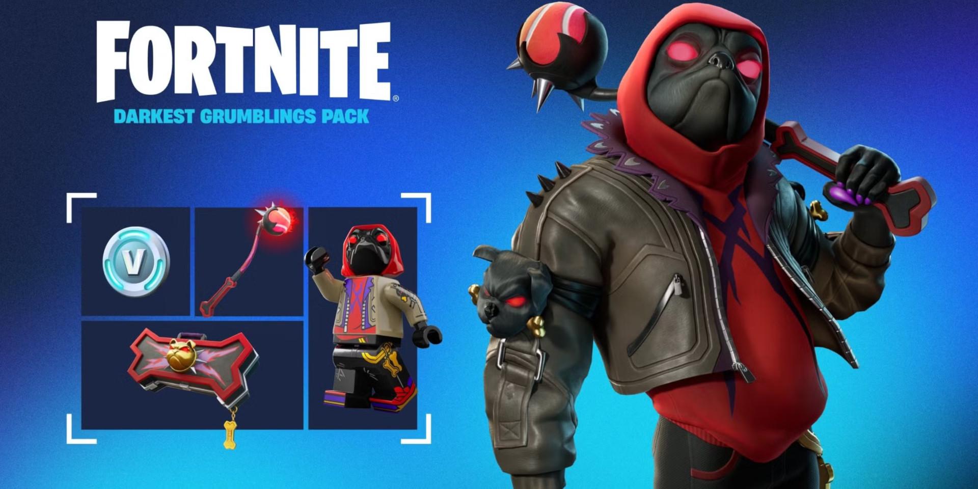 Screen Shot image 0 Fortnite - Darkest Grumblings Pack DLC ZA اكسبوكس 1 / إكس بوكس سيريس X|S كود رقمي