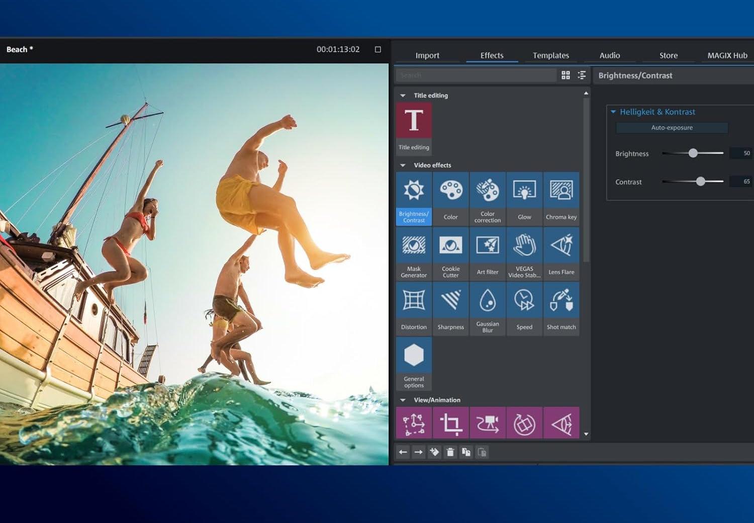 Screen Shot image 4 MAGIX Vegas Movie Studio 16 Platinum كود رقمي