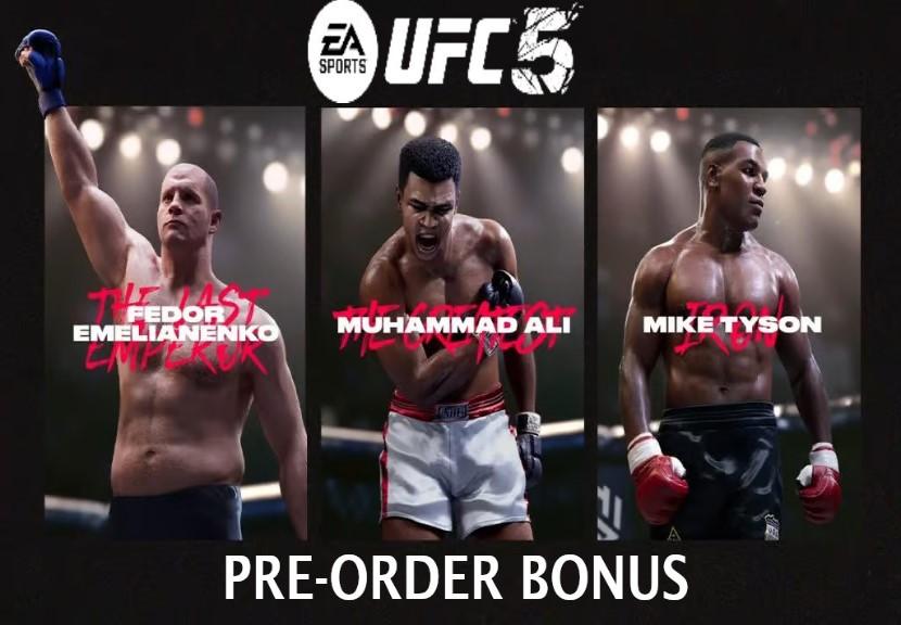 UFC 5 - طلب مسبق Bonus DLC اوروبي بلايستيشن 5 كود رقمي