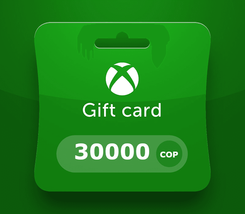 XBOX Live COP 30000 Prepaid Card CO