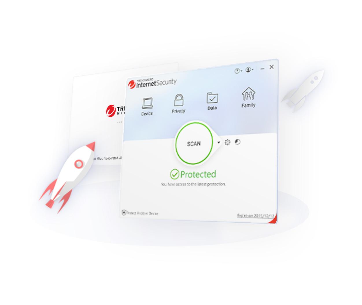 Screen Shot image 1 Trend Micro Internet Security مفتاح (1 سنه / 3 اجهزة كمبيوتر مكتبي)