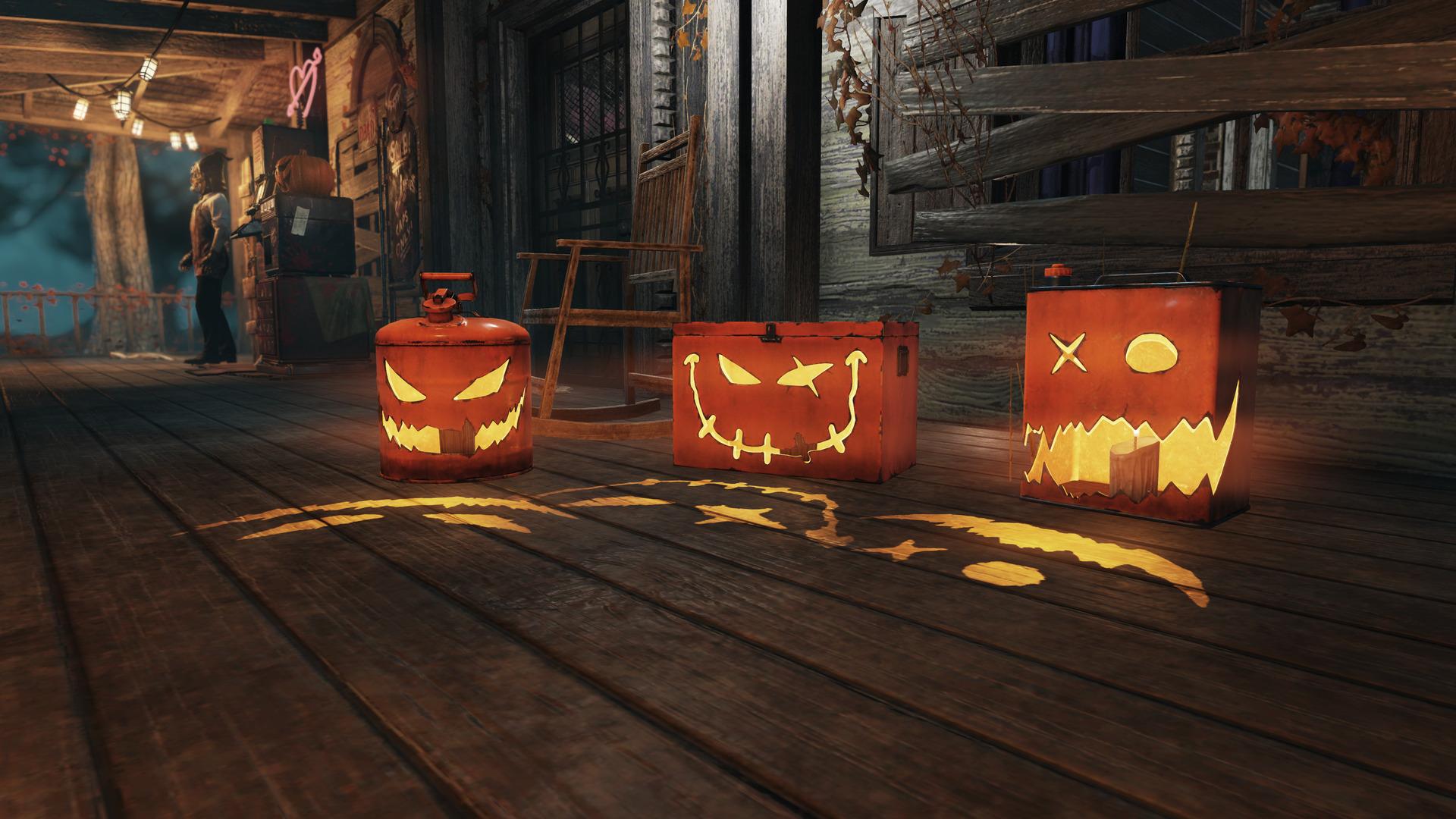 Screen Shot image 0 Fallout 76 – Rusted Jack O' Lantern Lights DLC Digital Download كود رقمي