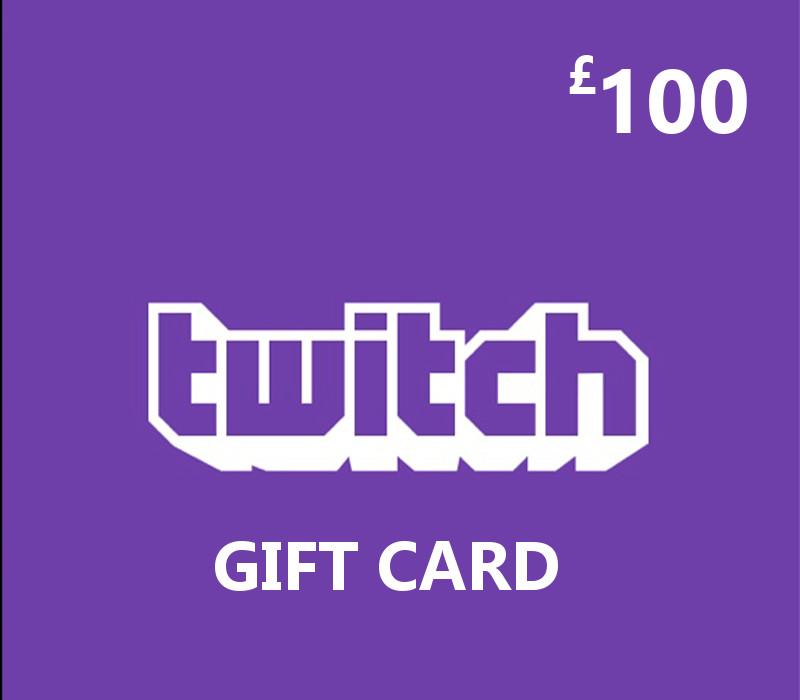 Twitch GBP 100 Gift Card UK