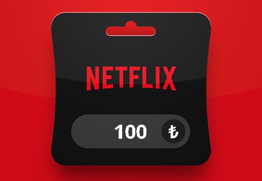 Netflix TRY 100 هدية بطاقة TR