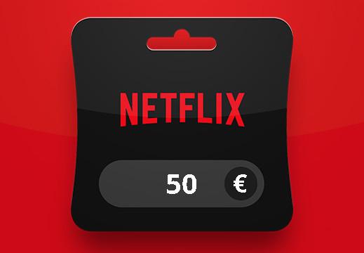 Netflix EUR 50 هدية بطاقة اوروبي