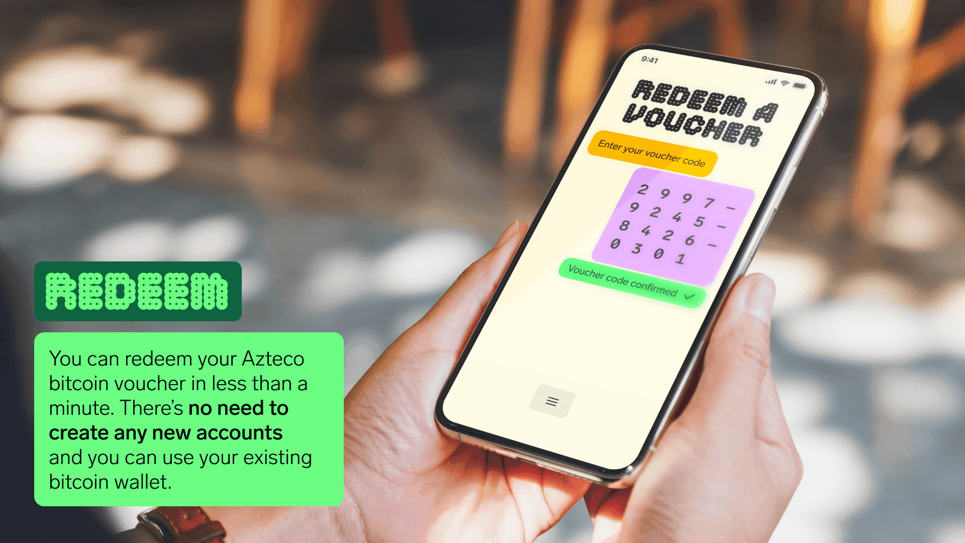 Azteco Bitcoin Lighting €500 Voucher