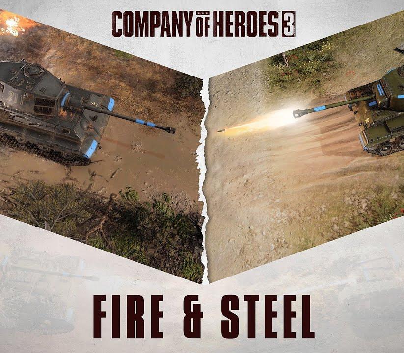 Company Of Heroes 3 - Fire & Steel DLC بي سي ستيم كود رقمي