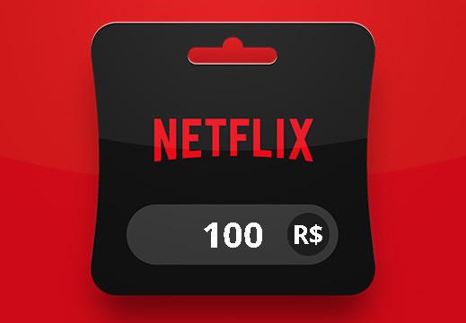 Netflix BRL 100 هدية بطاقة برازيلي