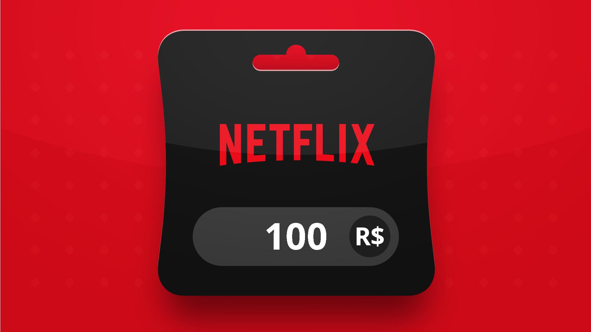Netflix BRL 100 هدية بطاقة برازيلي
