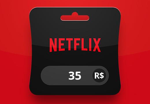 Netflix BRL 35 هدية بطاقة برازيلي