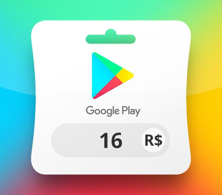 Google Play BRL 16 Gift Card BR