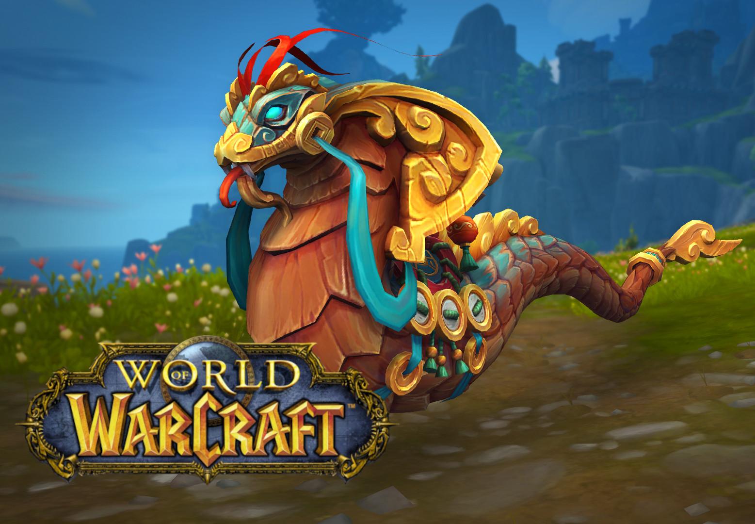 World Of Warcraft - Timbered Sky Snake Mount DLC بي سي باتل.نت Altergift