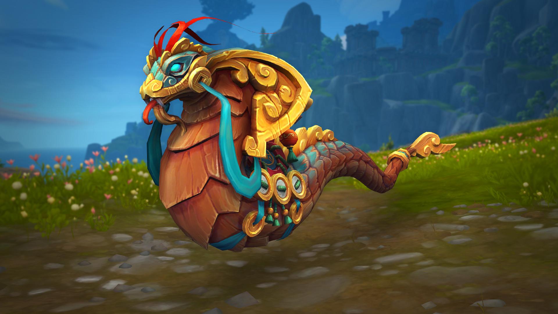 Screen Shot image 0 World Of Warcraft - Timbered Sky Snake Mount DLC بي سي باتل.نت Altergift