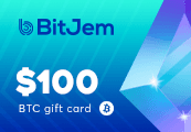 BitJem Crypto هدية بطاقة (BTC) $100