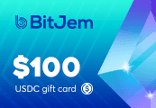 BitJem Crypto هدية بطاقة (USDC) $100