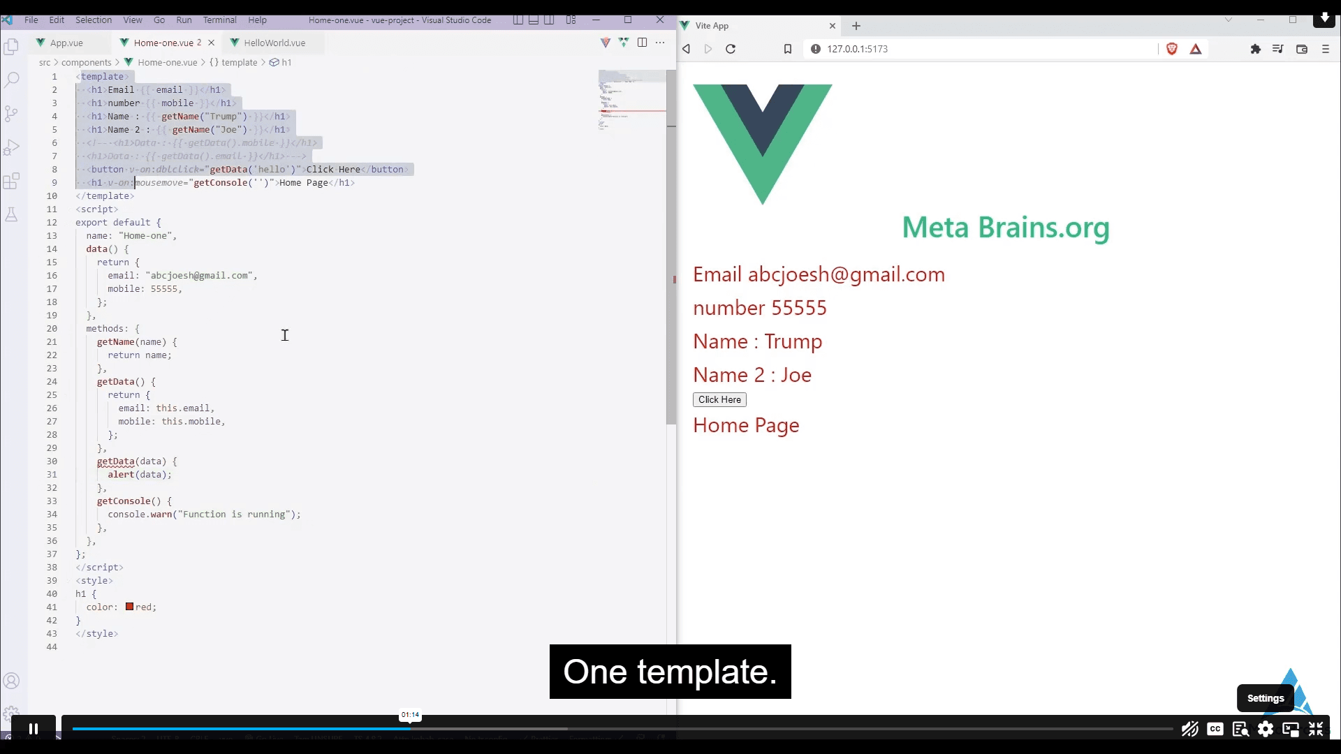 Screen Shot image 2 Complete Vue.JS Masterclass – From Fundamentals To Advanced John Academy كود