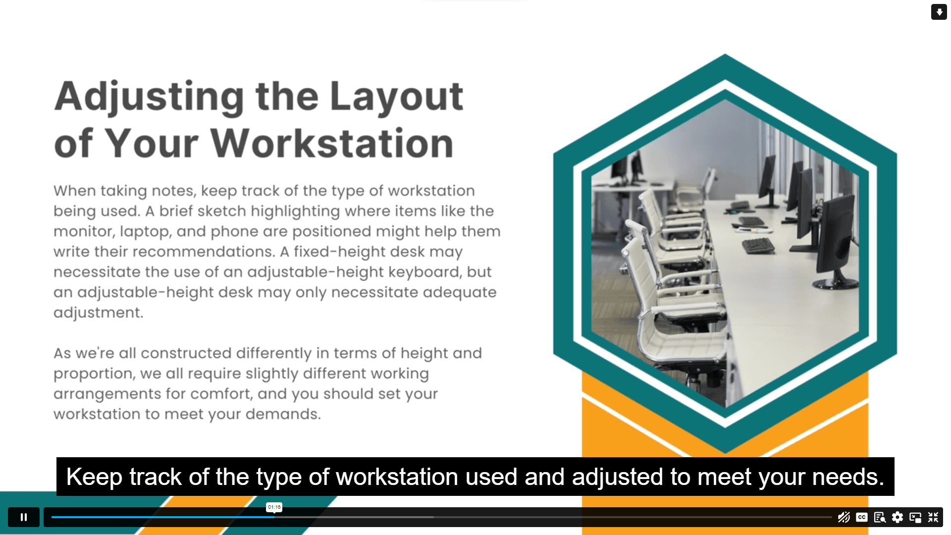 Screen Shot image 0 Computer Workstations Health & Safety – Best Practices For Comfort John Academy كود