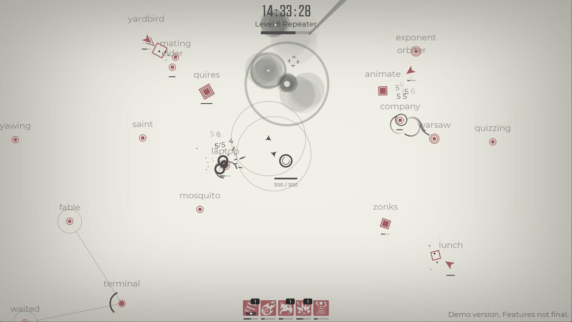 Screen Shot image 4 Glyphica: Typing Survival بي سي ستيم كود رقمي