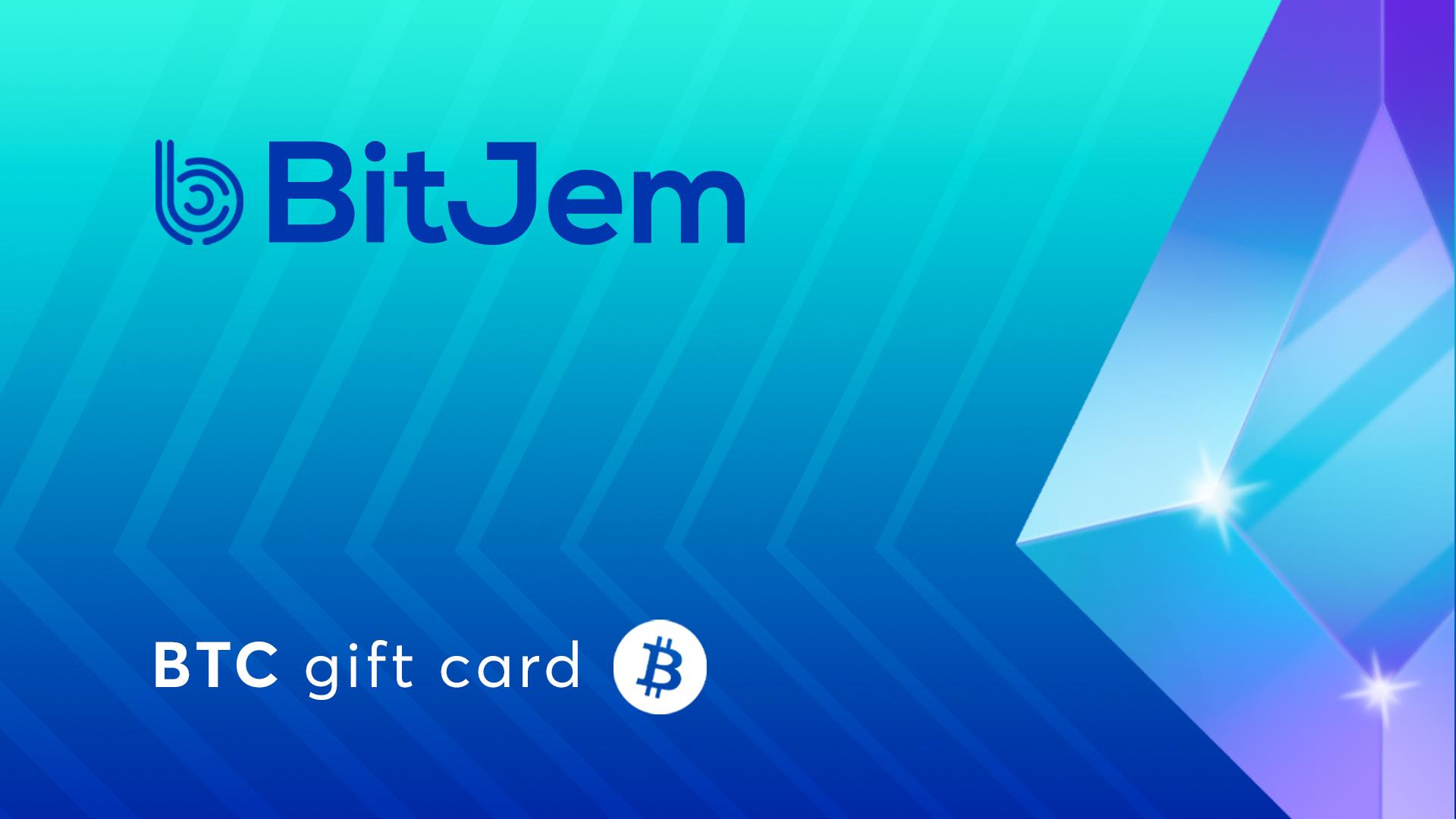 BitJem Crypto هدية بطاقة (BTC) $10