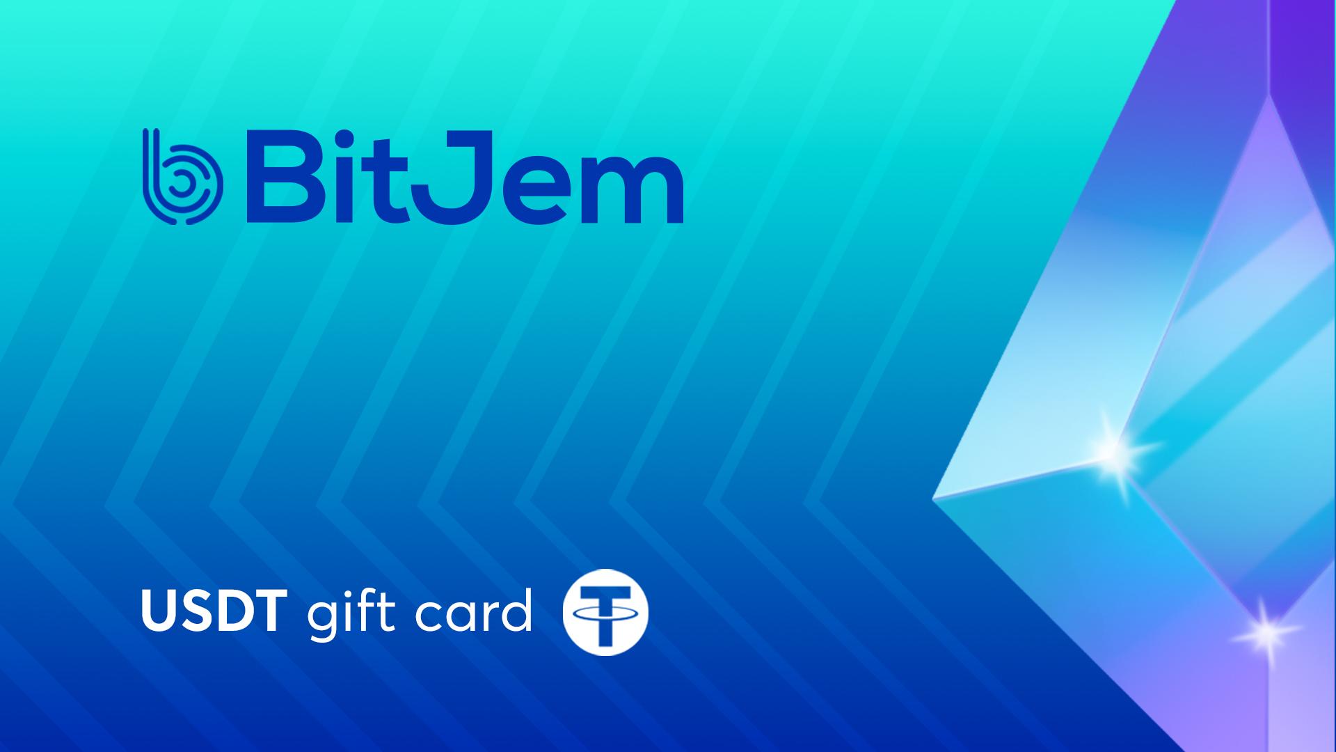 BitJem Crypto هدية بطاقة (USDT) $15