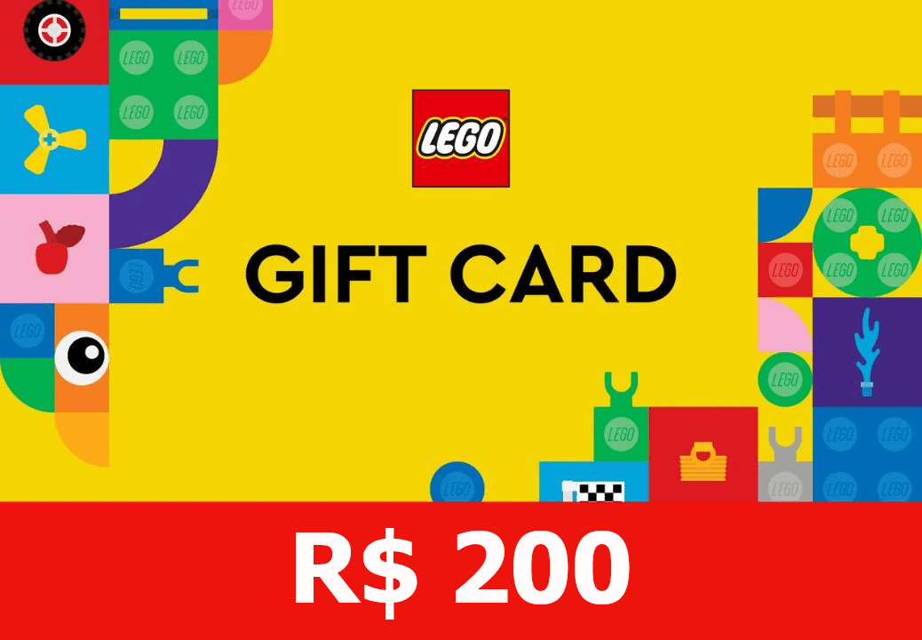 Lego R$200 هدية بطاقة برازيلي