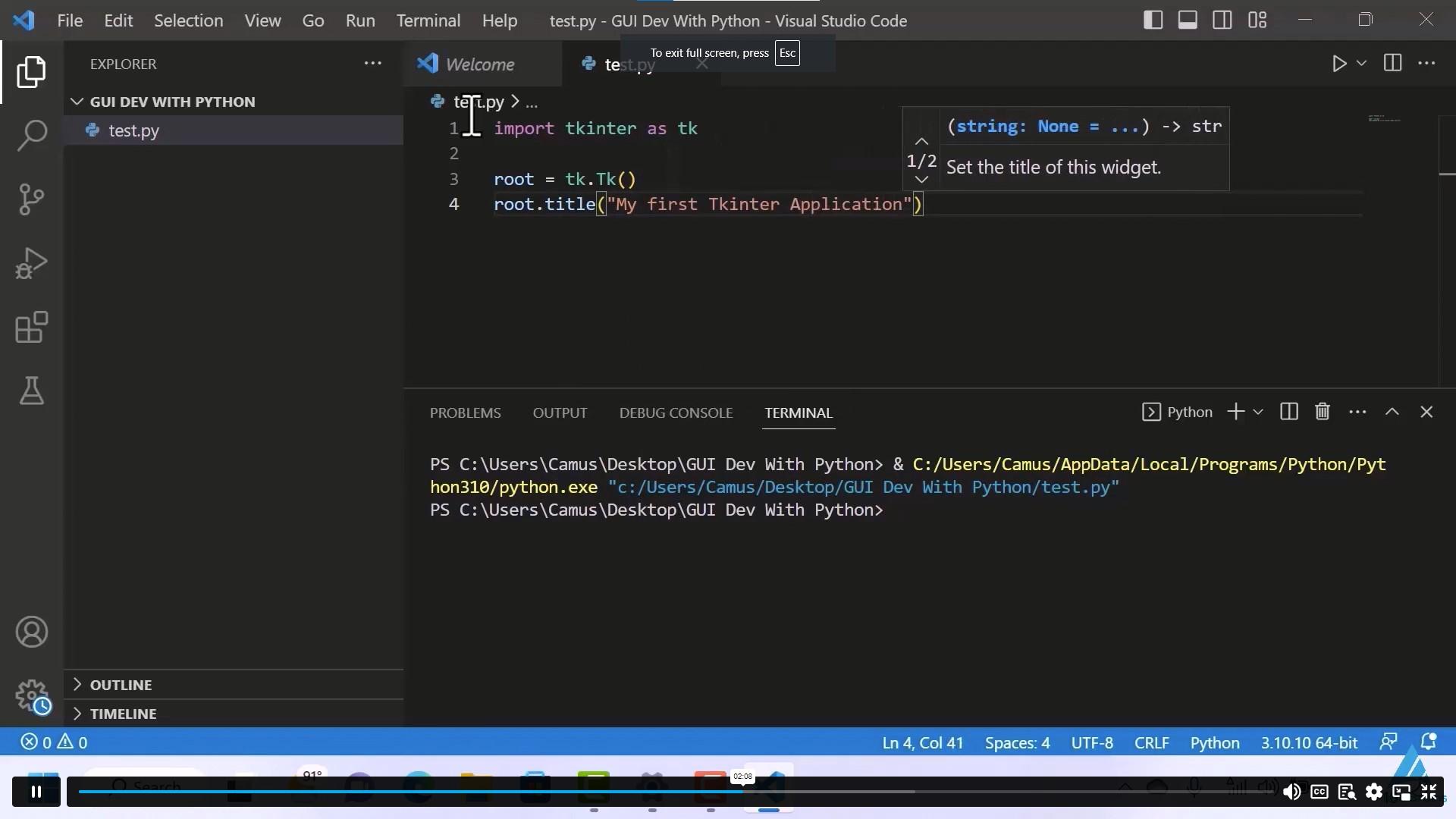 Screen Shot image 1 Python GUI Development With Tkinter: Build Pro Desktop Apps! Alpha Academy كود