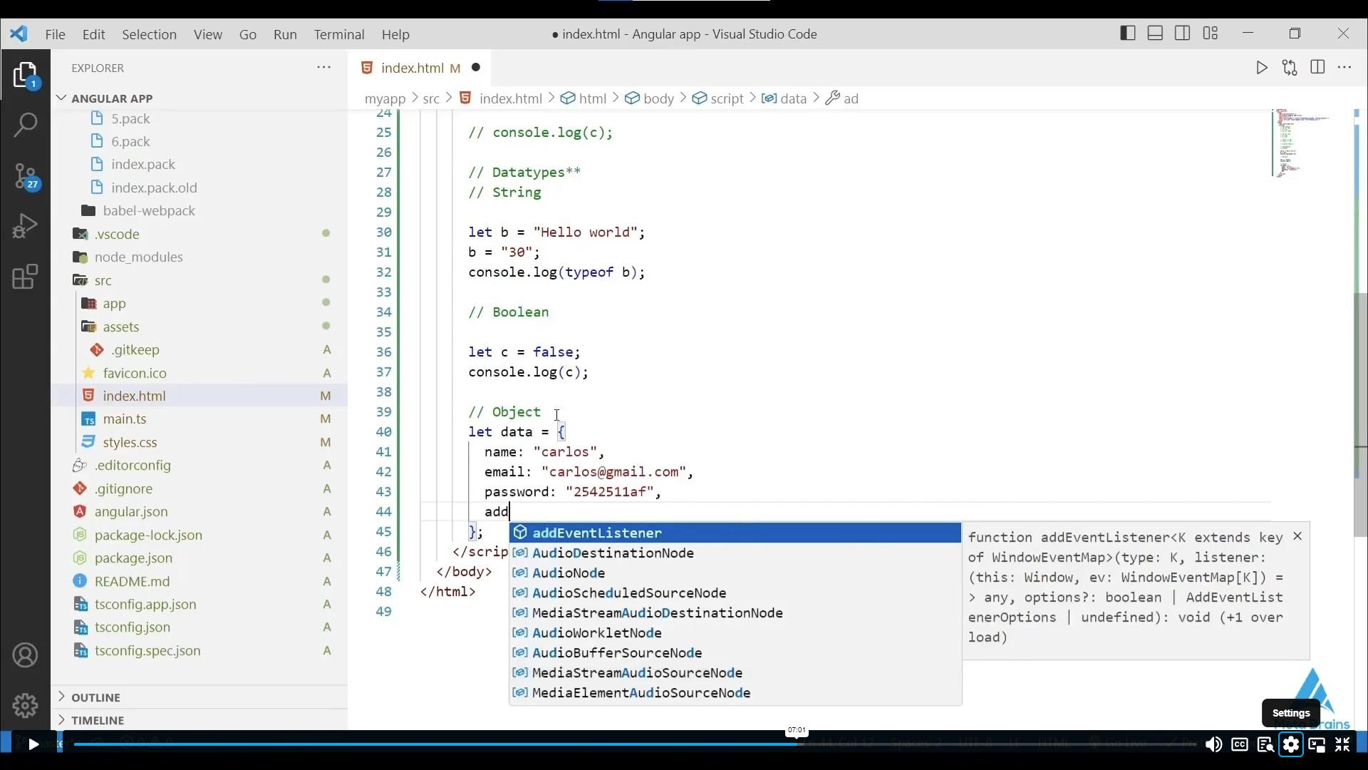 Screen Shot image 2 Angular 16 & RxJS: Build Modern Single Page Applications Alpha Academy كود