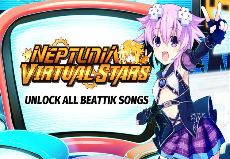 Neptunia Virtual Stars - Unlock All BeatTik Songs DLC اوروبي بي سي ستيم كود رقمي