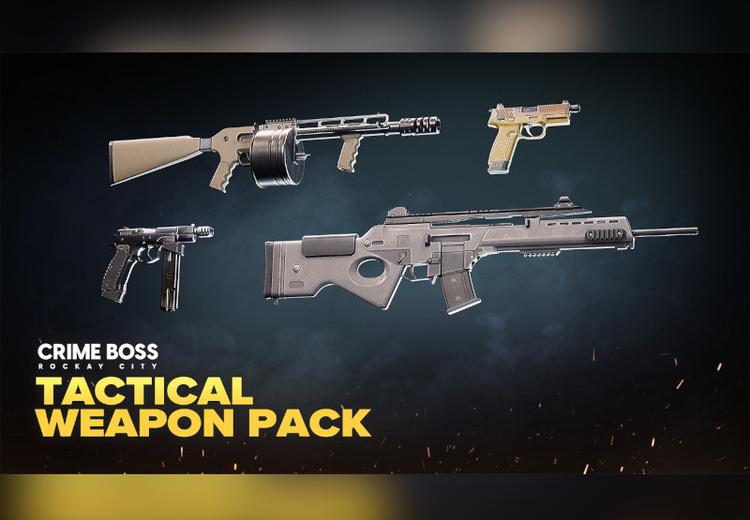 Crime Boss: Rockay City - Tactical Weapon Pack DLC اوروبي (Without الماني) بلايستيشن 5 كود رقمي