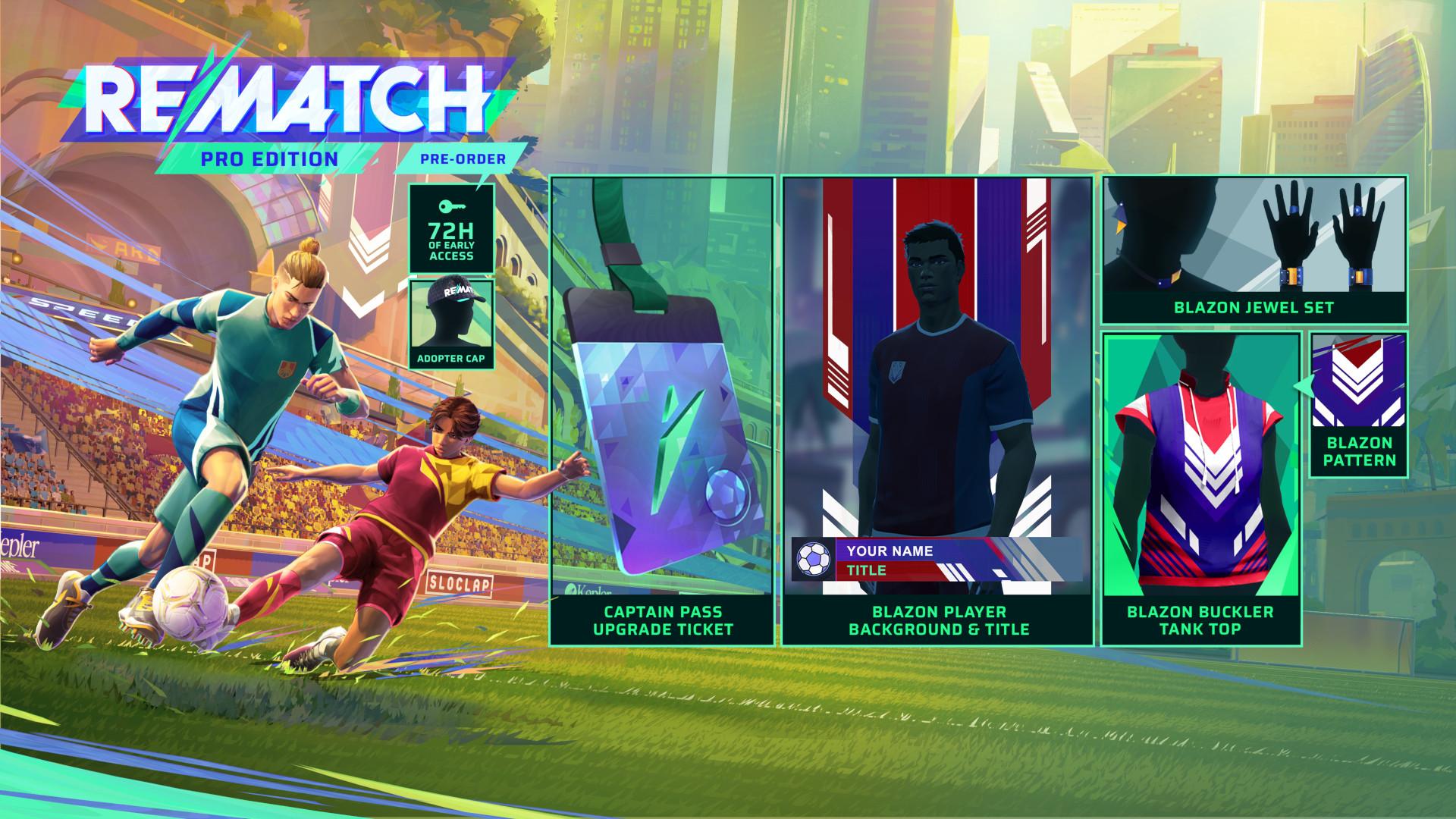 Screen Shot image 0 REMATCH Pro اصدار طلب مسبق بي سي ستيم كود رقمي