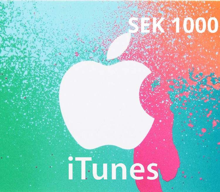 iTunes SEK 1000 Card SE