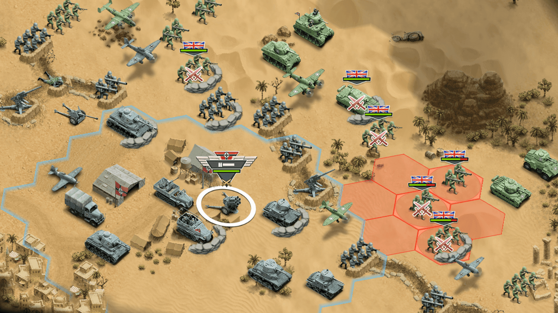 Screen Shot image 1 1943 Deadly Desert بي سي ستيم كود رقمي