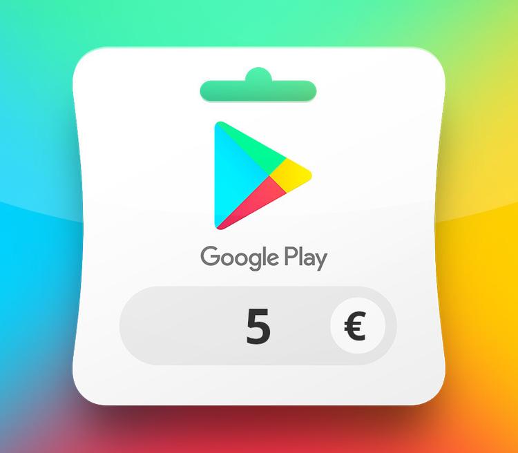 Google Play EUR 5 Gift Card EU