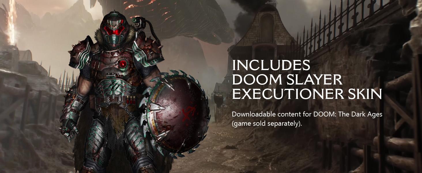 Screen Shot image 0 DOOM: The Dark Ages - DOOM Slayer Executioner Skin DLC بي سي كود رقمي