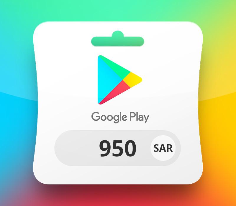Google Play SAR 950 Gift Card SA