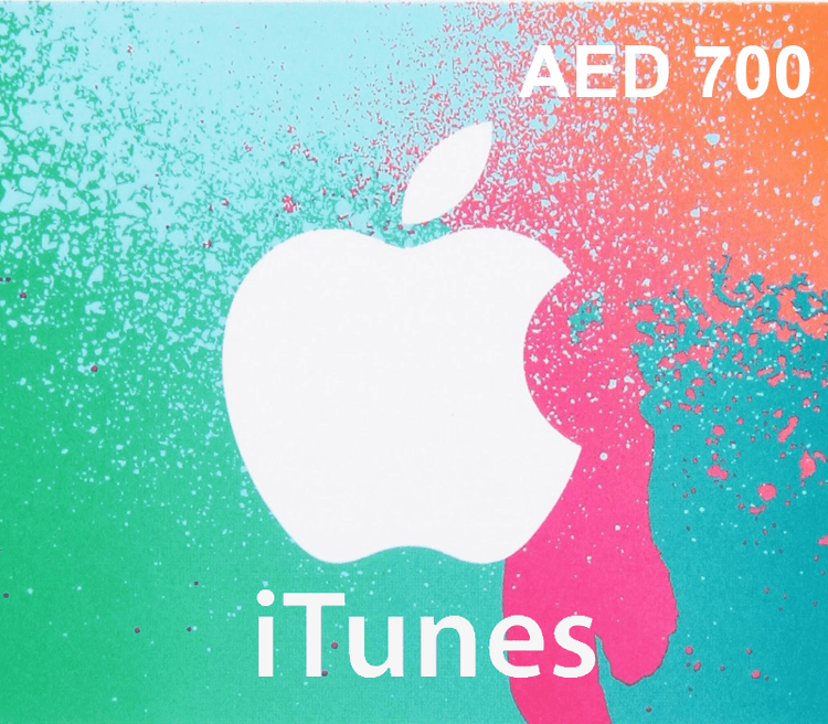 آيتونز AED 700 بطاقة AE