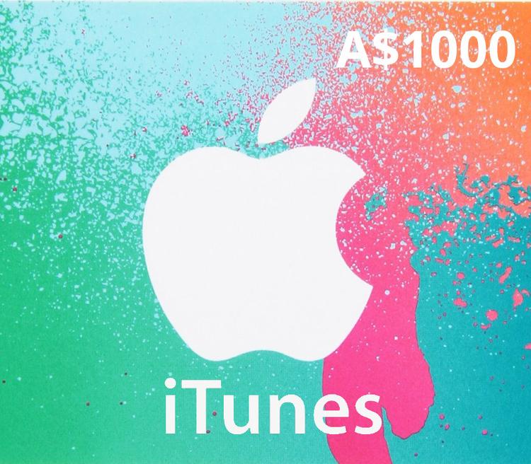 iTunes AUD 1000 Card AU
