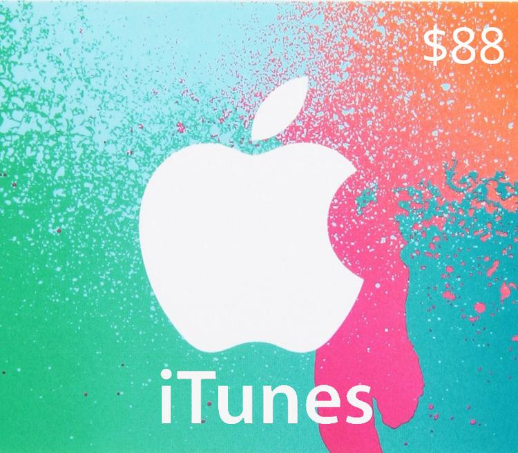 iTunes USD 88 Card US
