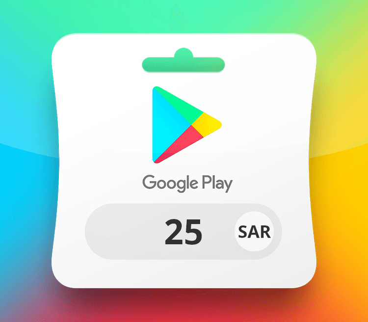 Google Play SAR 25 Gift Card SA