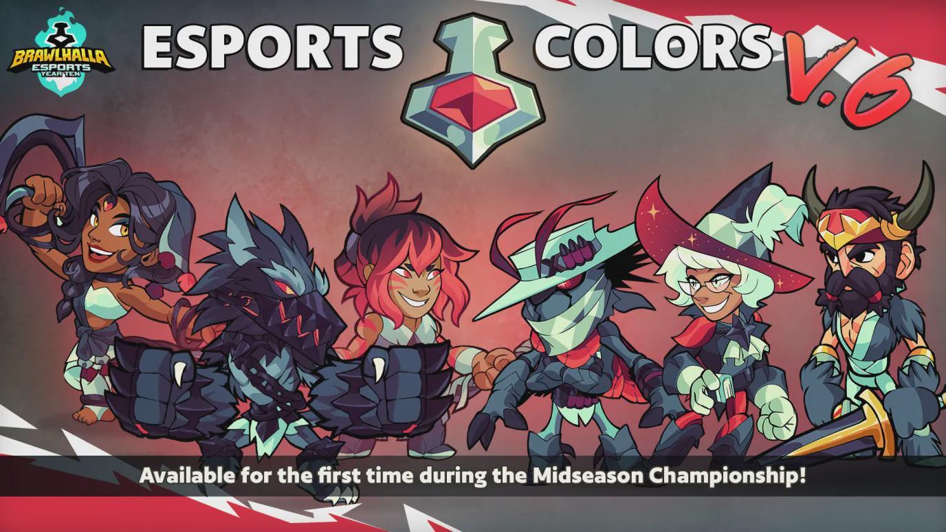Screen Shot image 0 Brawlhalla - Esports Colors V6 Skin DLC كود رقمي (Valid Untill August 2025)