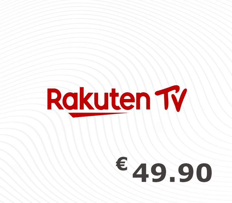 Rakuten TV EUR 49.90 هدية بطاقة FR