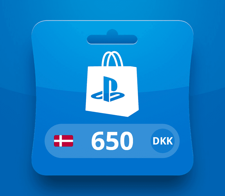 PlayStation Network DKK 650 Gift Card DK