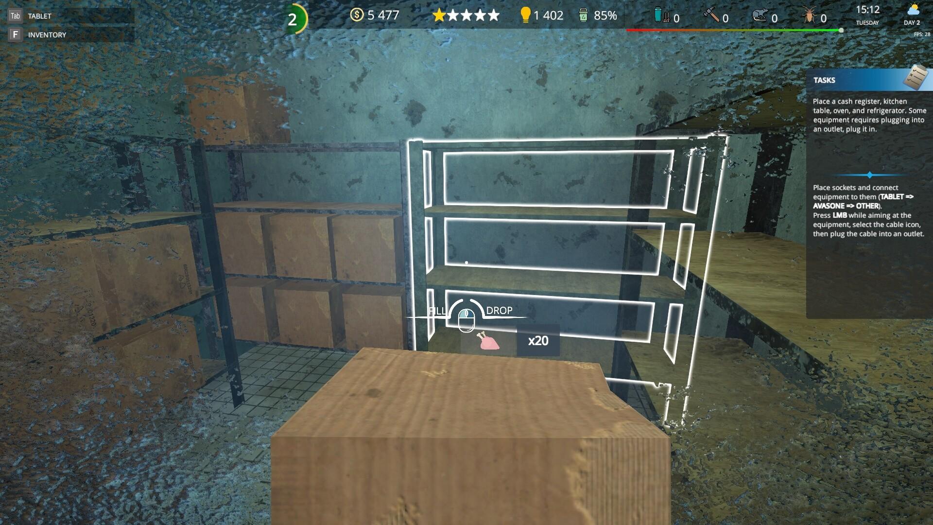 Screen Shot image 1 Cafe Owner Simulator بي سي ستيم كود رقمي