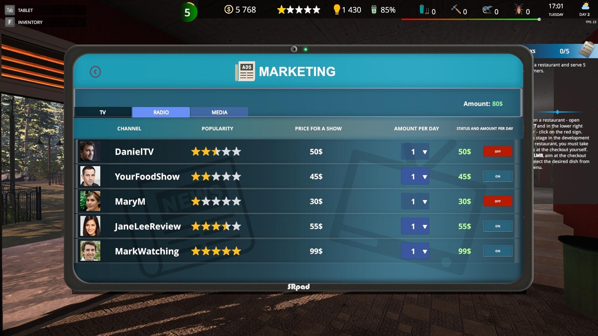 Screen Shot image 6 Cafe Owner Simulator بي سي ستيم كود رقمي