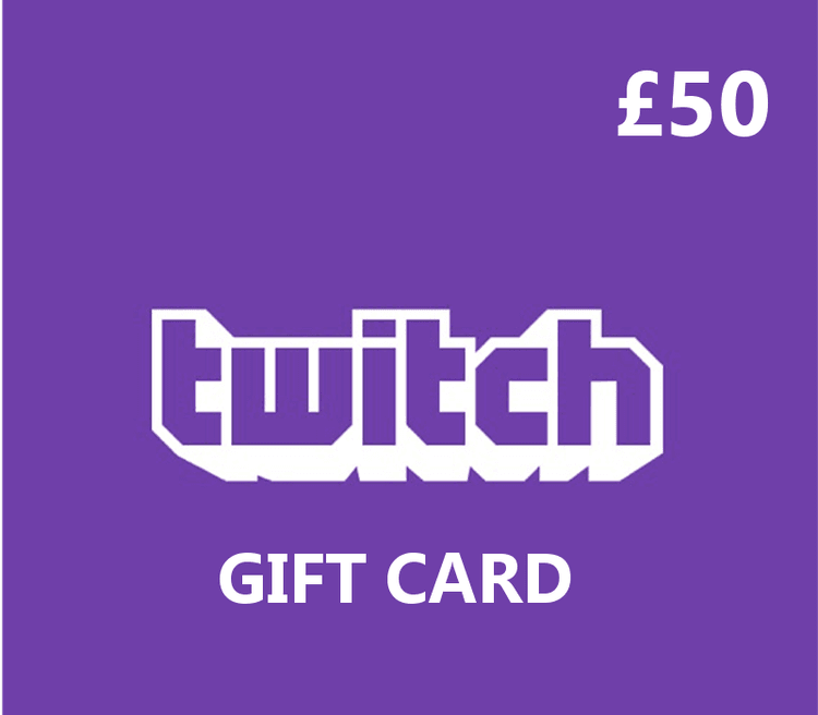 Twitch GBP 50 Gift Card UK