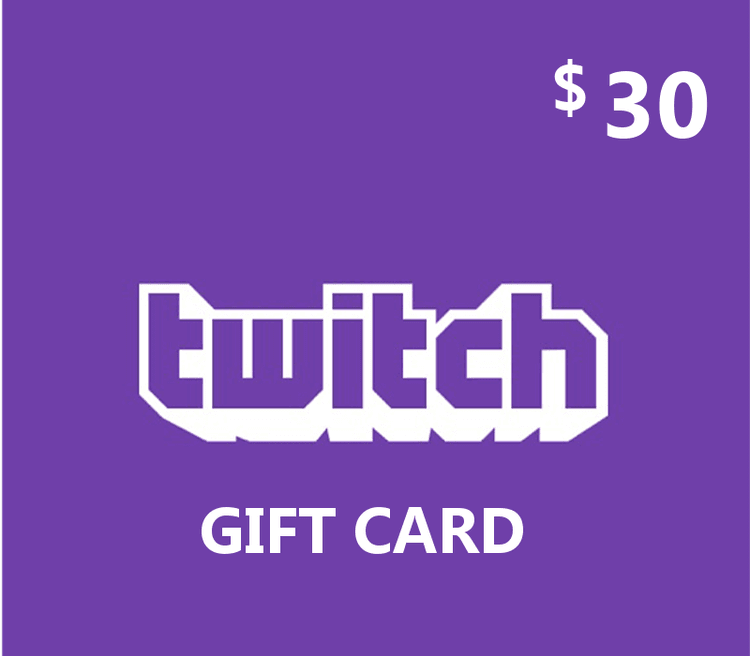 Twitch USD 30 Gift Card US